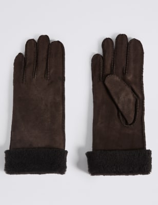 mens sheepskin gloves marks and spencer