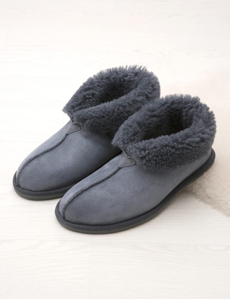 M&s mens sheepskin slippers store
