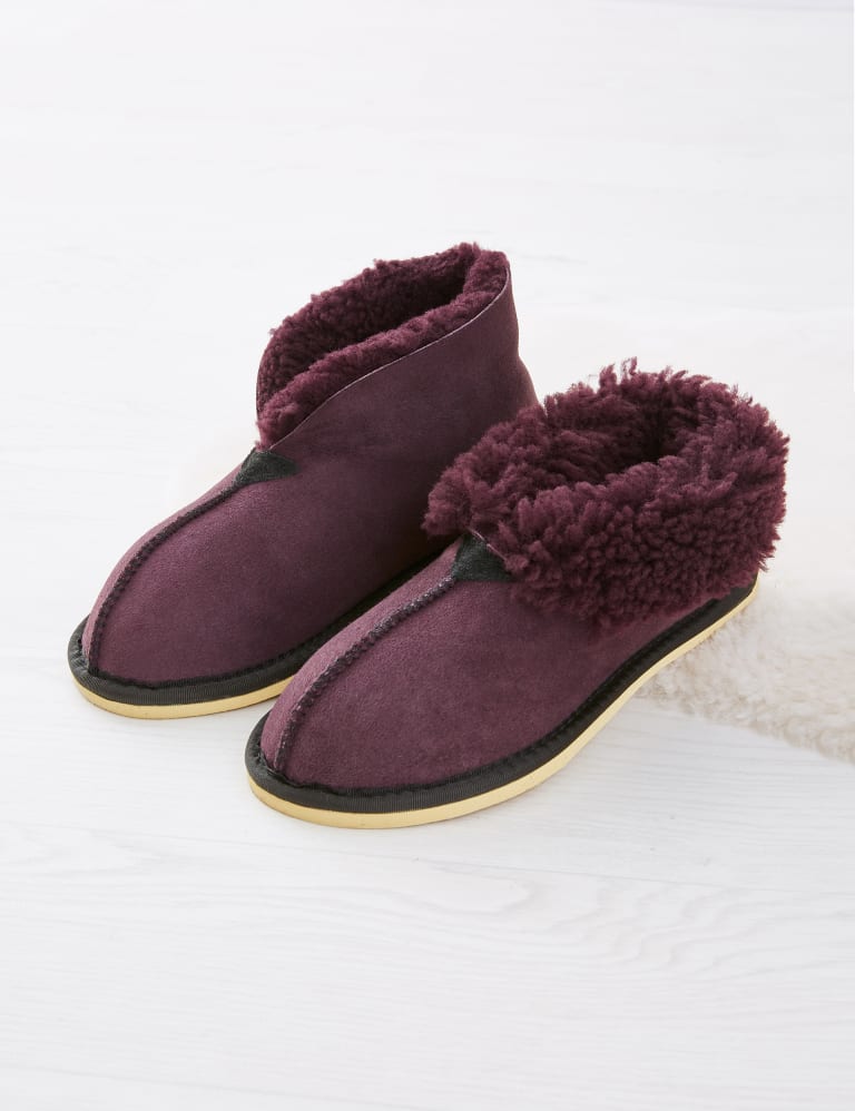 Marks and spencer sheepskin slippers hot sale