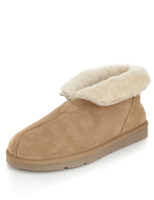 Sheepskin Suede Slippers M S