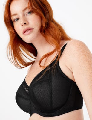 Sheer Mesh Max Support DD+ Bra, M&S Collection