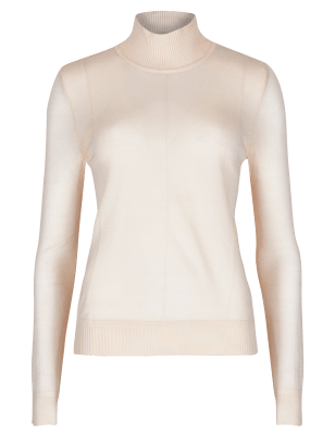 Sheer shop polo neck