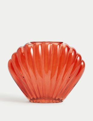 Shell Glass Vase Image 2 of 4