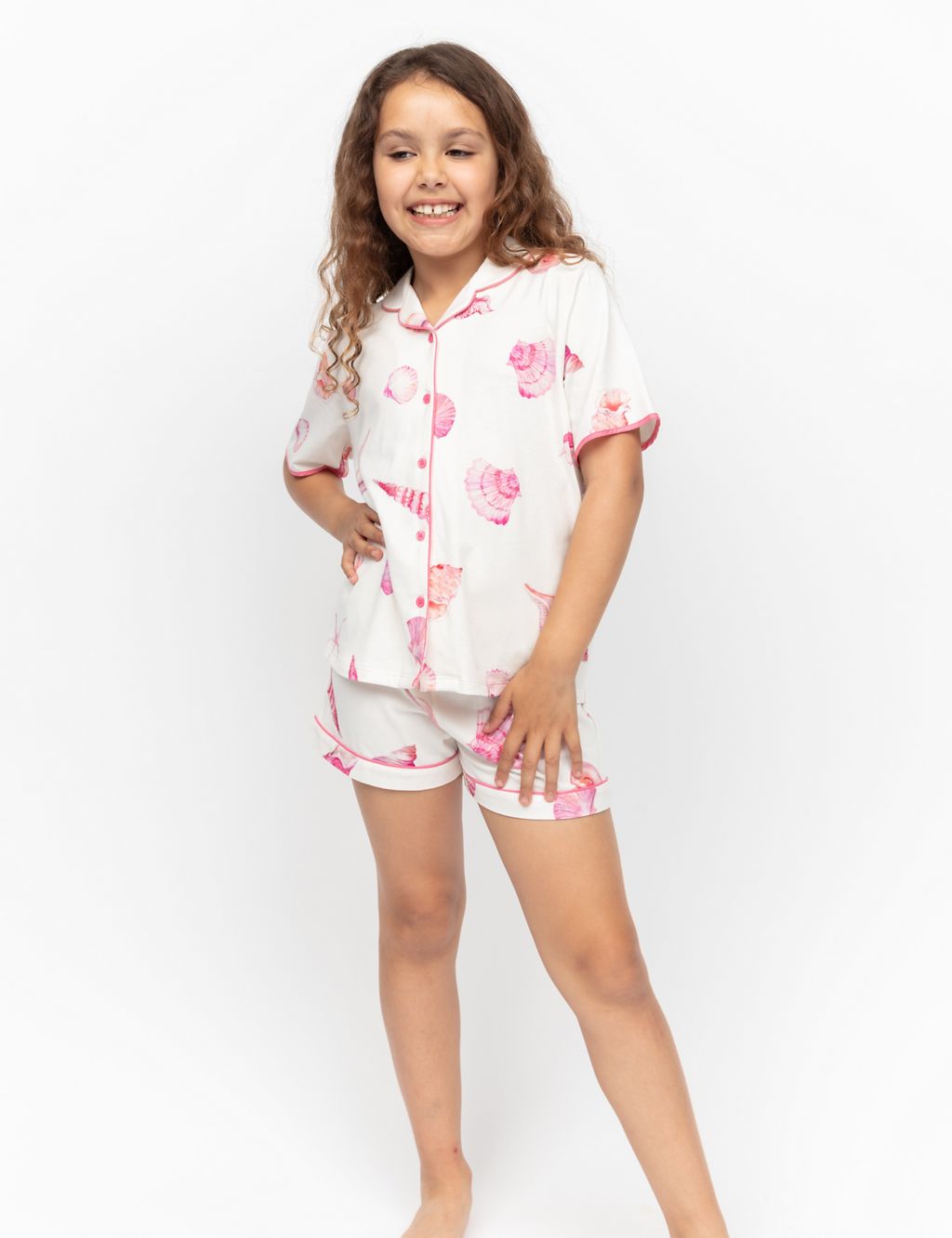 Shelly Cotton Modal Jersey Shortie Set (2-13 Yrs) 3 of 4