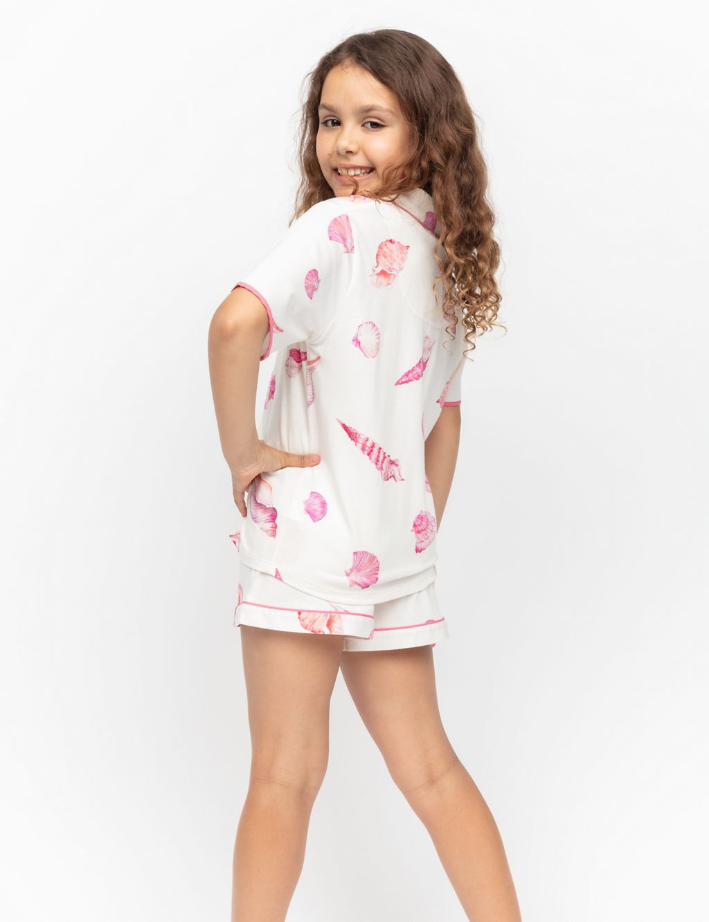 Shelly Cotton Modal Jersey Shortie Set (2-13 Yrs) 4 of 4