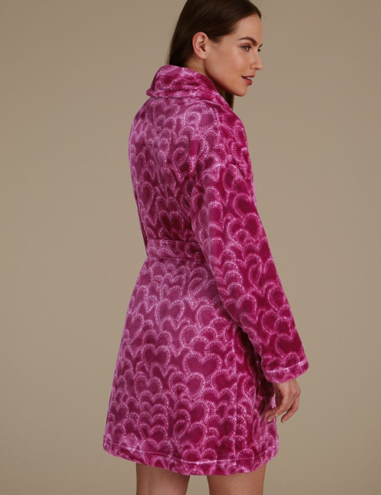 Shimmer Heart Print Dressing Gown 3 of 6