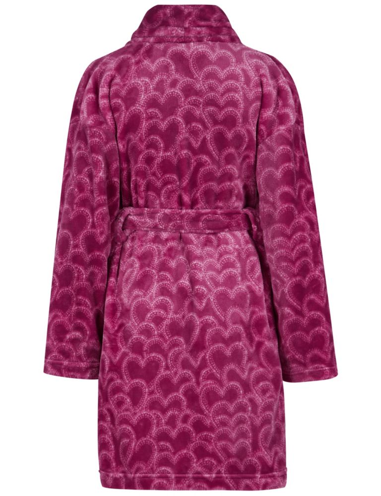 Shimmer Heart Print Dressing Gown 6 of 6