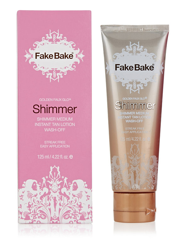 Shimmer Medium Instant Tan Lotion Wash-Off 125ml Image 1 of 2