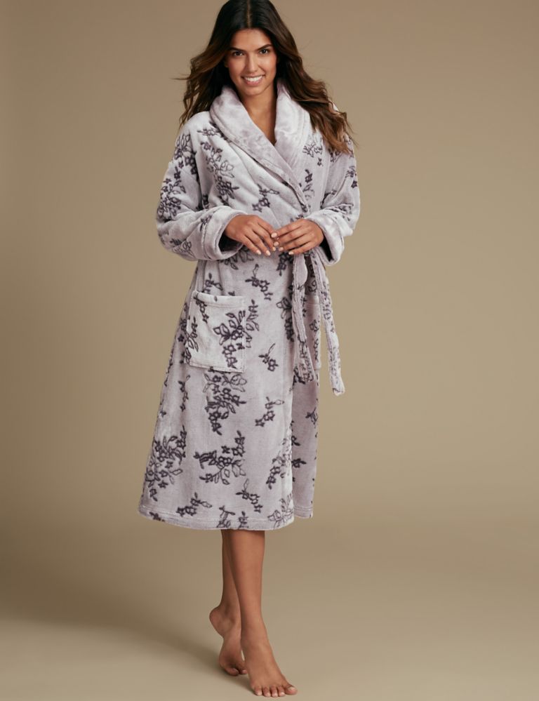 Shimmersoft™ Floral Print Dressing Gown 1 of 6