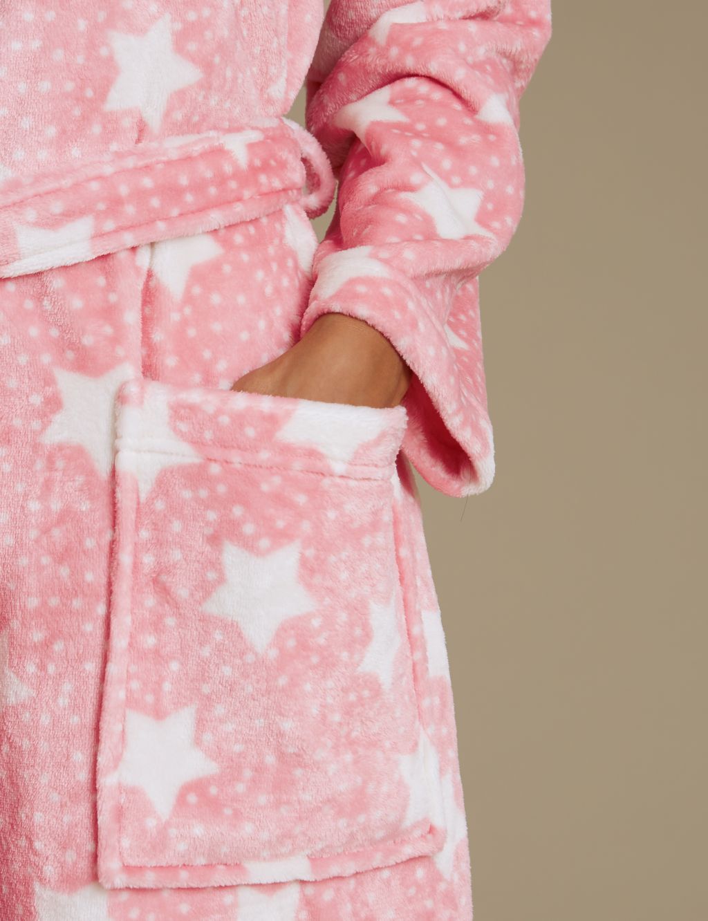 Shimmersoft™ Star Print Dressing Gown 6 of 7