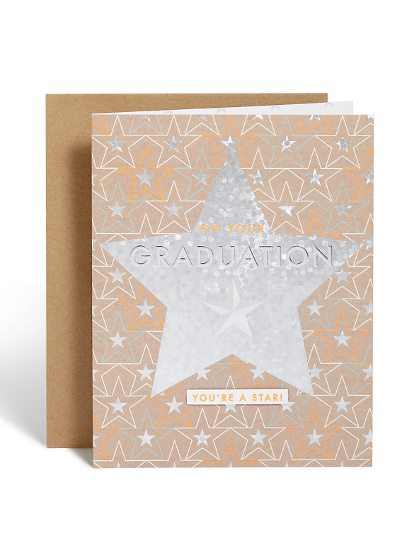 Shining Star Graduation Card Image 1 of 2