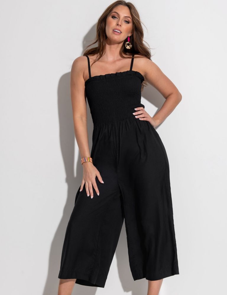 Shirred Cropped Jumpsuit 5 of 5