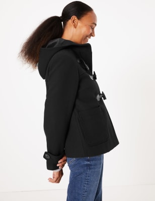 Short duffle coat clearance womens