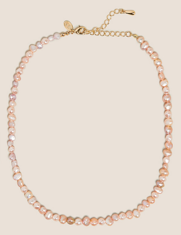 Short Mini Freshwater Pearl Necklace Image 1 of 1
