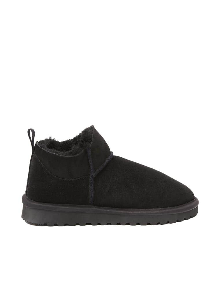 Short Sheepskin Lining Flat Ankle Boots Celtic Co. M S