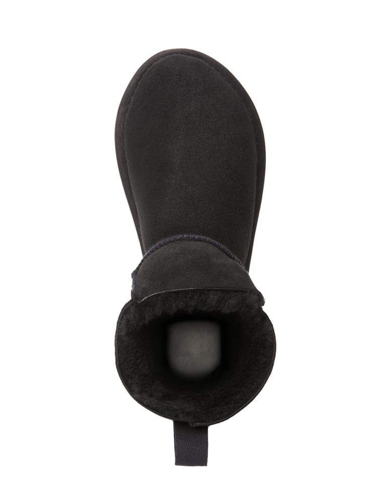 Short Sheepskin Lining Flat Ankle Boots Celtic Co. M S