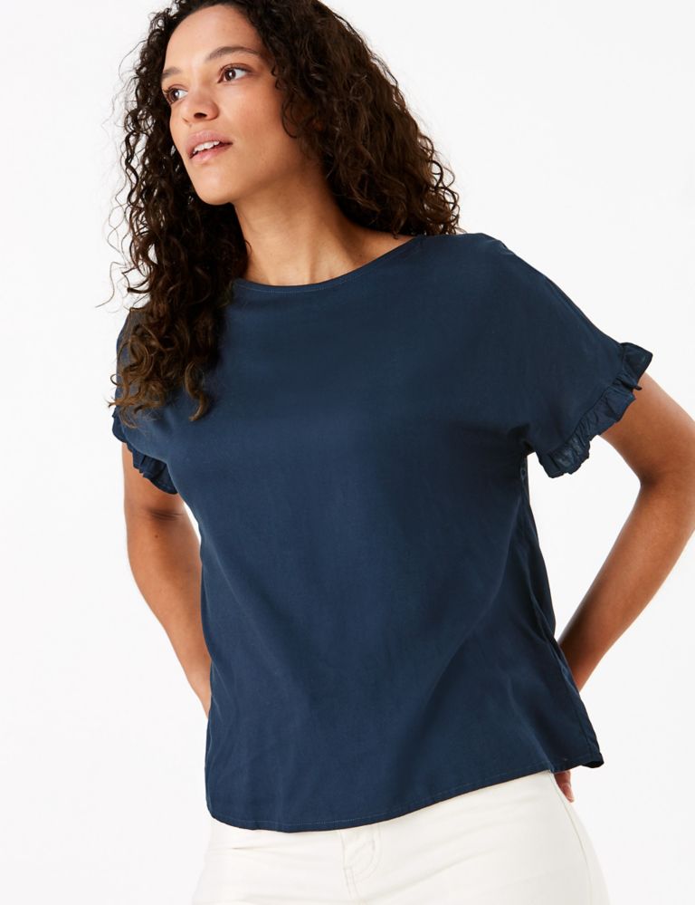 Short Sleeve Blouse | M&S Collection | M&S