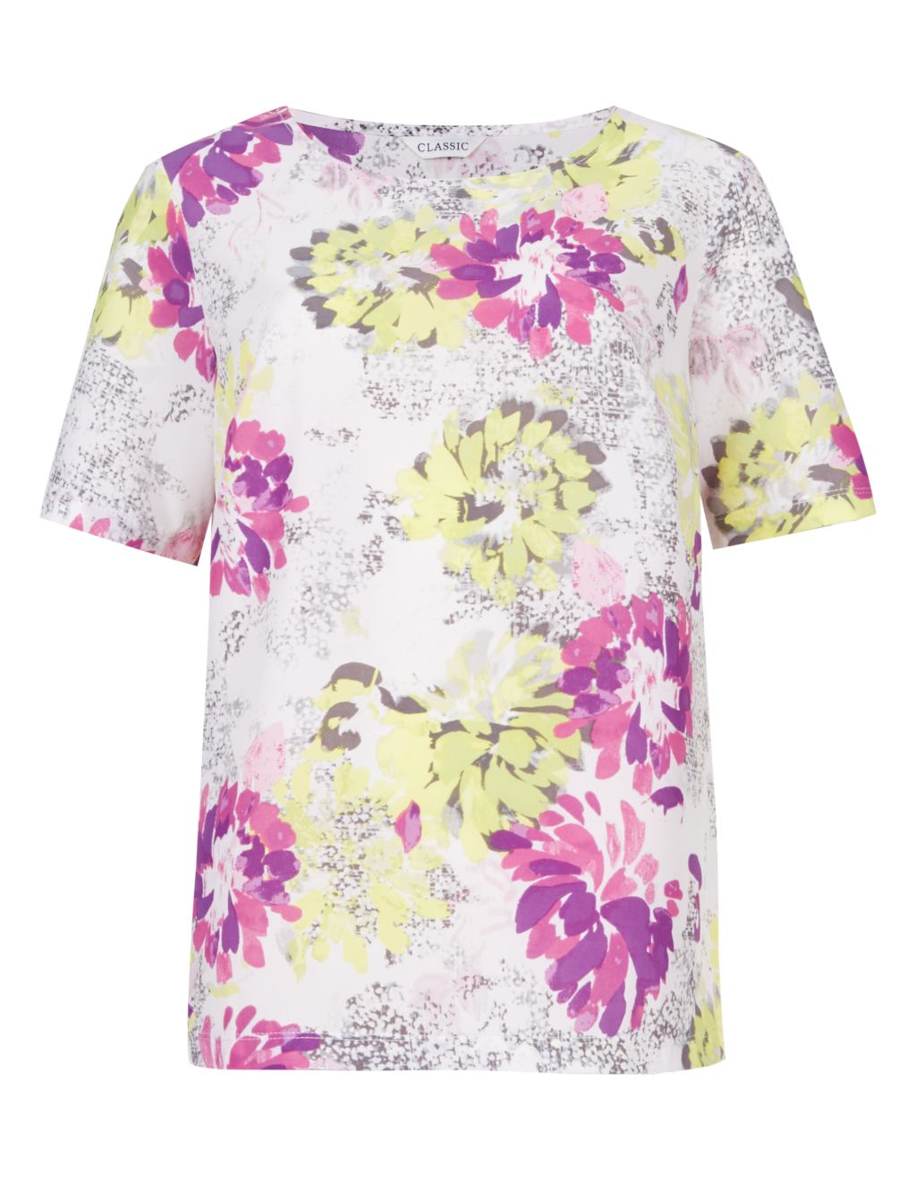 Short Sleeve Floral Blouse 1 of 4