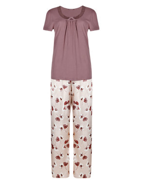 Short Sleeve Floral Pyjamas Image 2 of 5