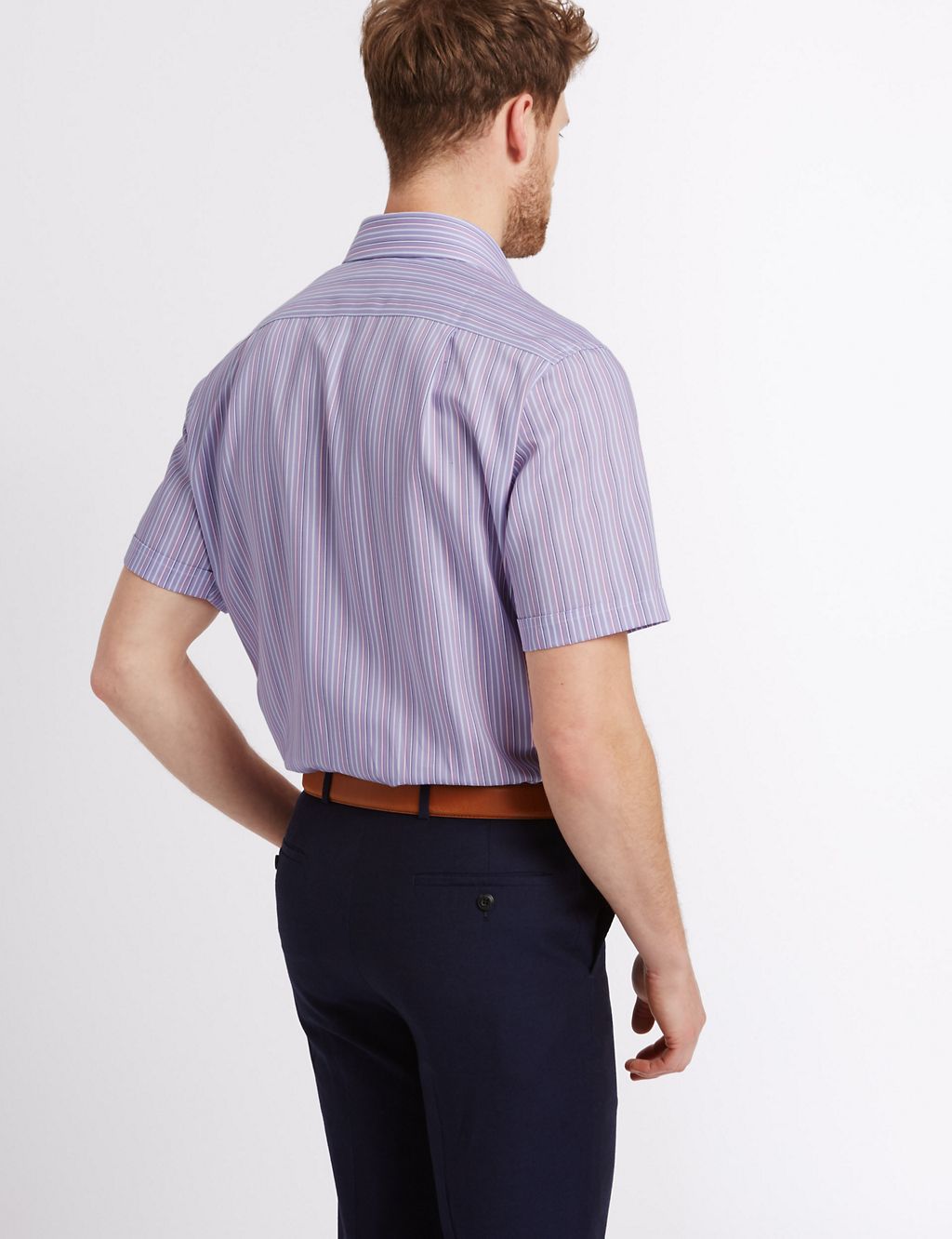 Short Sleeve Non-Iron Regular Fit Shirt 2 of 4