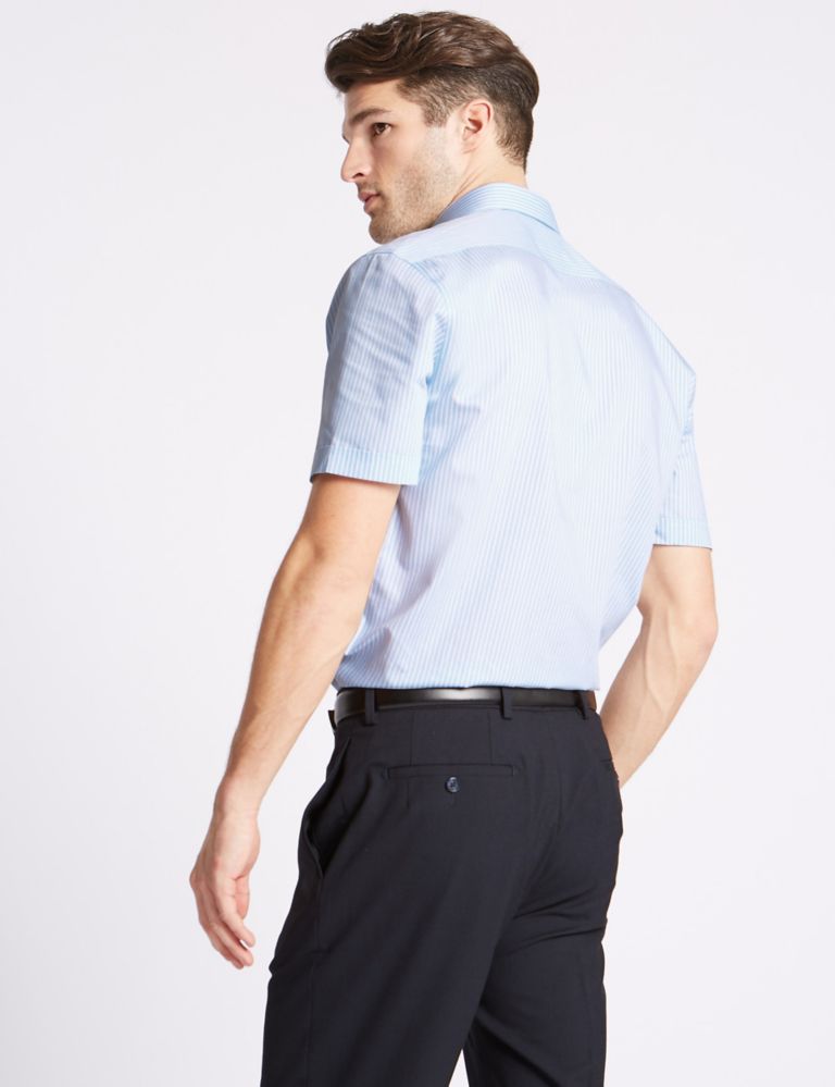 Short Sleeve Non-Iron Tailored Fit Shirt 4 of 5