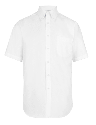 marks and spencer short sleeve formal shirts