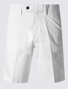 Shorter Length Pure Cotton Storm Chino Short Image 2 of 3