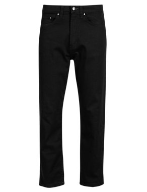 Shorter Length Regular Fit Stretch Jeans with StayNEW™ Image 2 of 4