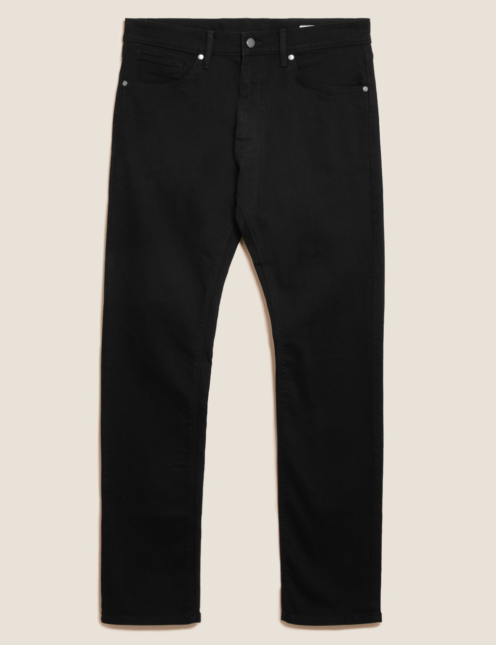 Shorter Length Straight Fit Stretch Jeans 2 of 5