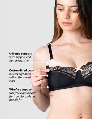 Soft Cup- Non-Wired- Maternity Bra- With Extender