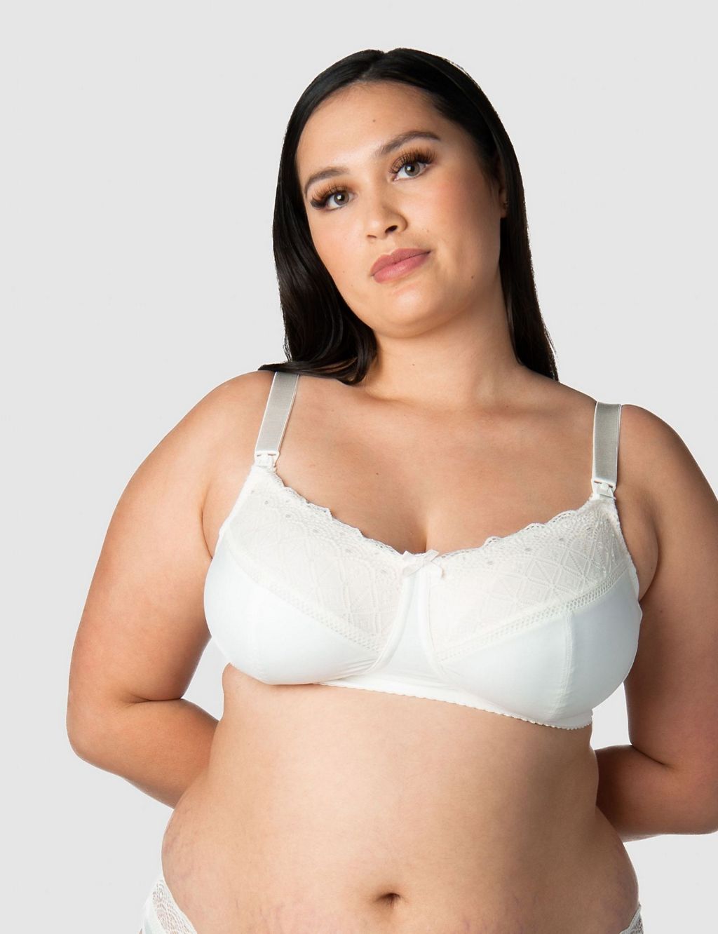 Show Off Lace Non Wired Nursing Bra C-H 2 of 10