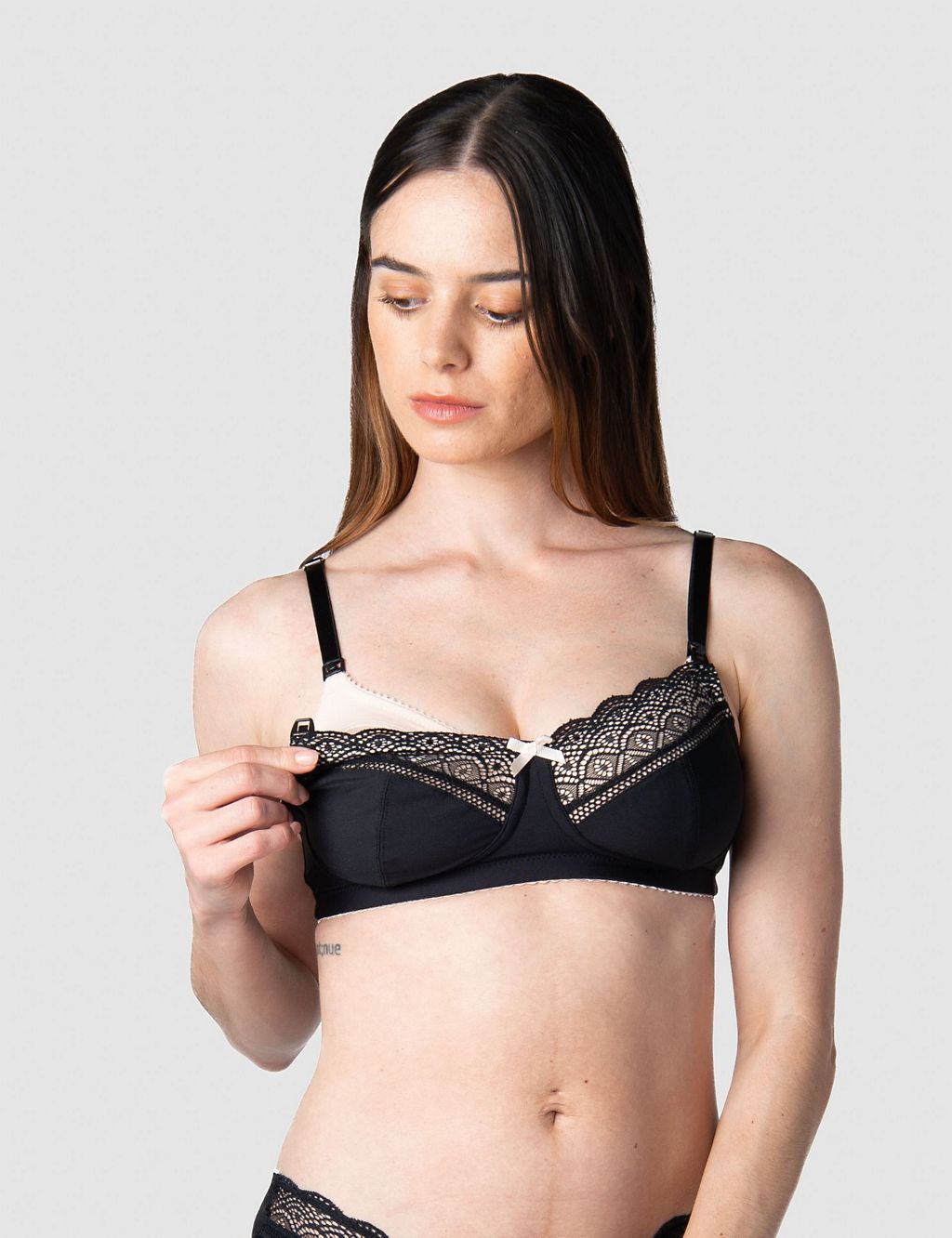 Show Off Lace Non Wired Nursing Bra C-H 7 of 11