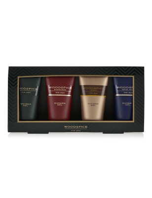 Shower Gel Gift Set Woodspice M&S