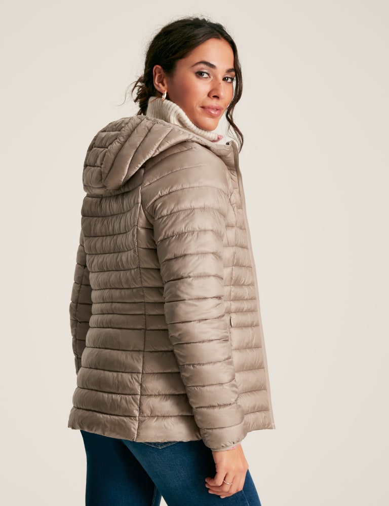Showerproof Hooded Padded Packable Jacket Joules M&S