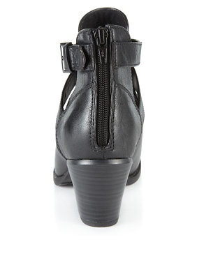 Side Cut-Out Ankle Boots with Insolia® Image 2 of 4