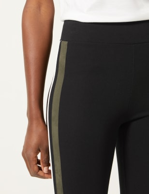 Side Stripe High Waist Leggings, M&S Collection