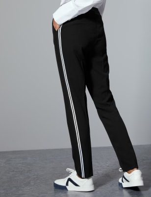 ladies trousers with side stripe