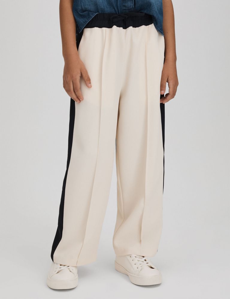 Side Stripe Trousers (4-14 Yrs) 1 of 5