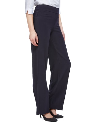 Side zip hot sale wide leg trousers