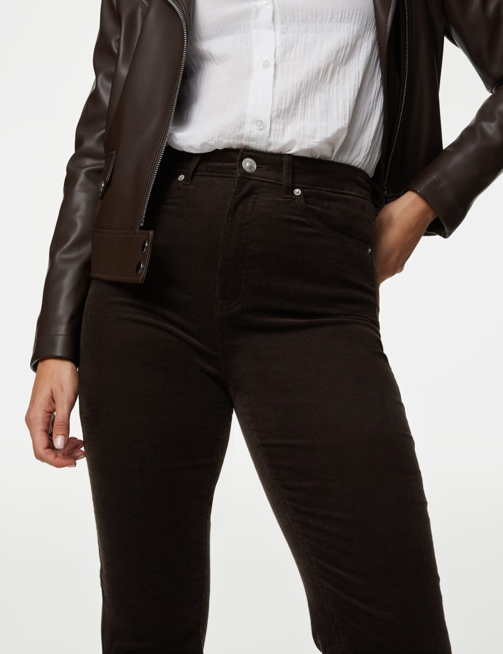 Sienna Corduroy Straight Leg Trousers 4 of 5