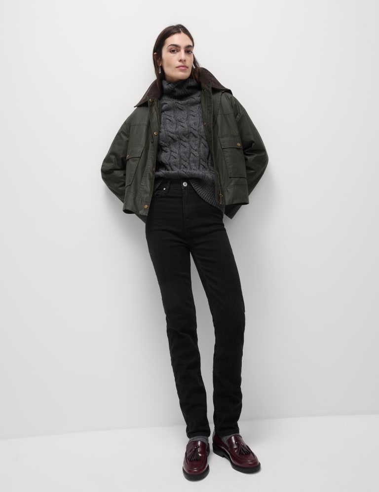 Straight leg jeans marks and spencer top
