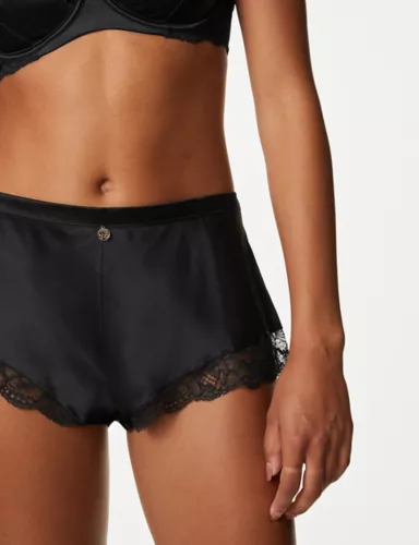 Silk & Lace French Knickers 3 of 6