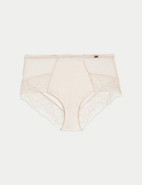 Silk & Lace High Rise Shorts Image 2 of 6