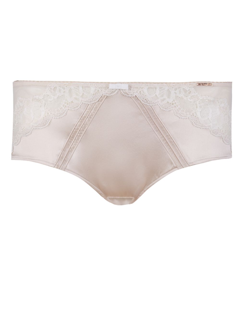Silk & Lace Low Rise Short Knickers 1 of 5