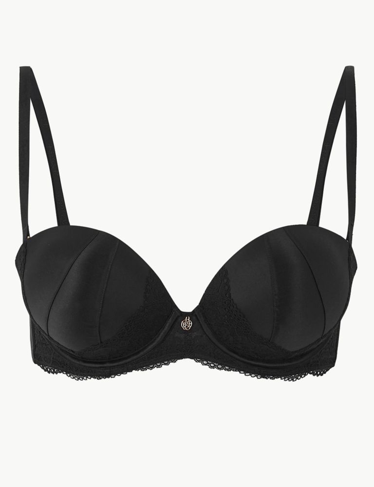 Silk & Lace Padded Multiway Push-up Bra A-E 2 of 6