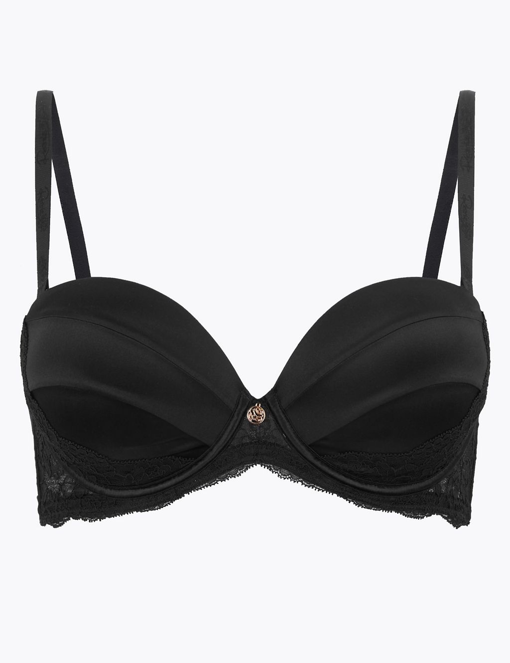 Silk & Lace Push Up Multiway Bra A-E 1 of 9