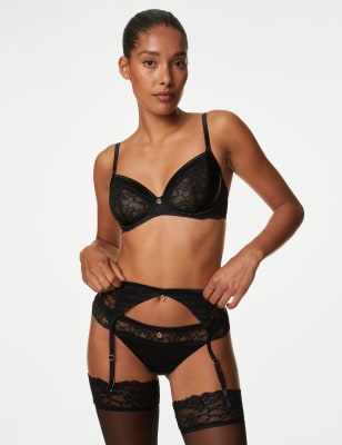 Ann Summers SEXY SUSTAINABLE SUSPENDER BELT - Suspenders - black 