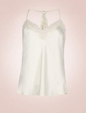 Silk & Lace Swing Camisole Image 2 of 5