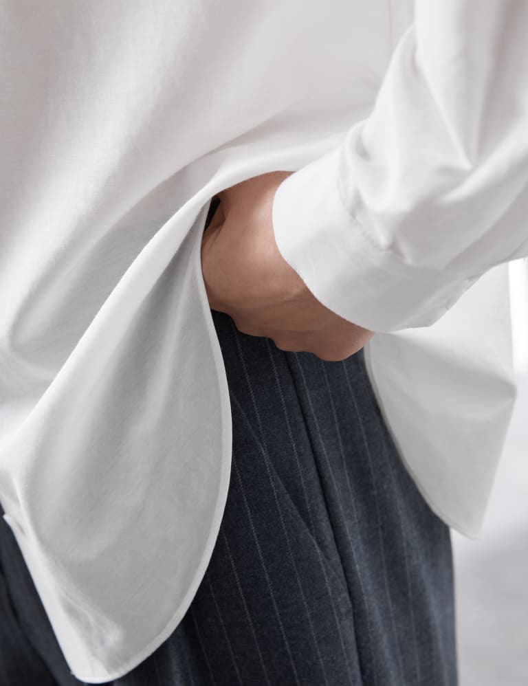 White long sleeve shirt womens formal store
