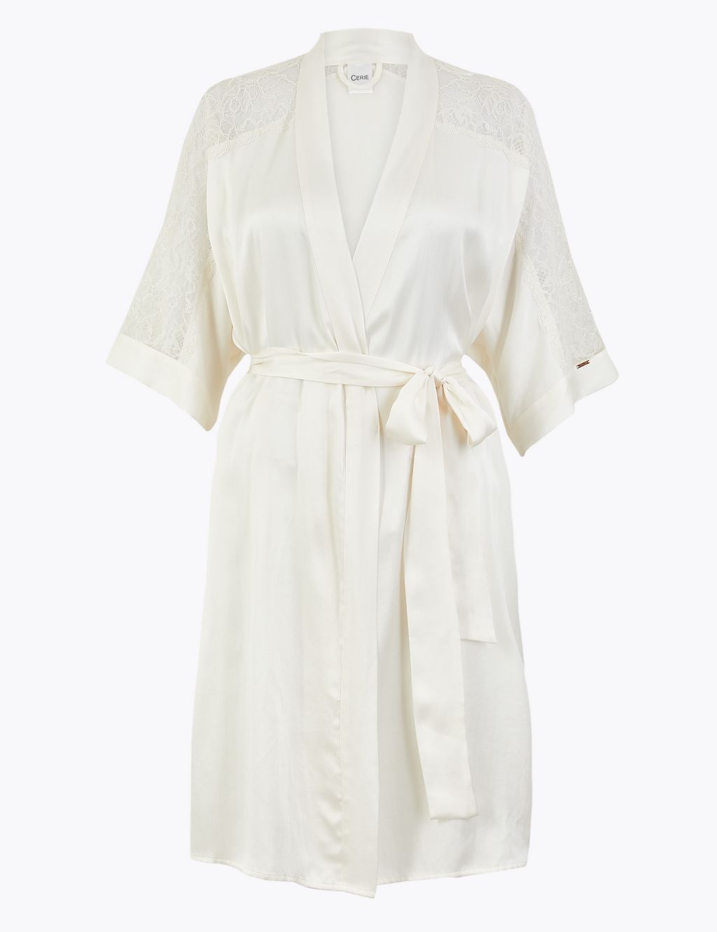 Silk Bridal Short Wrap Dressing Gown | Rosie | M&S